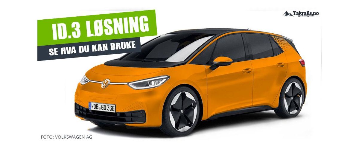 Thule takstativ og sykkelholder til Volkswagen ID.3