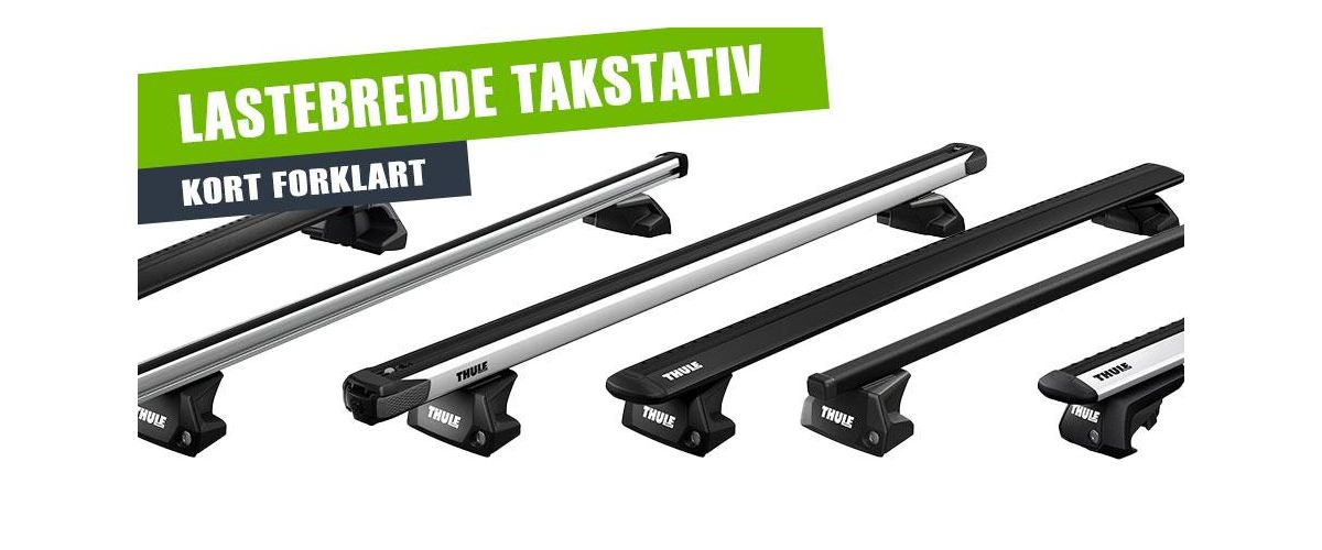 Hva er lastebredden på et Thule takstativ?