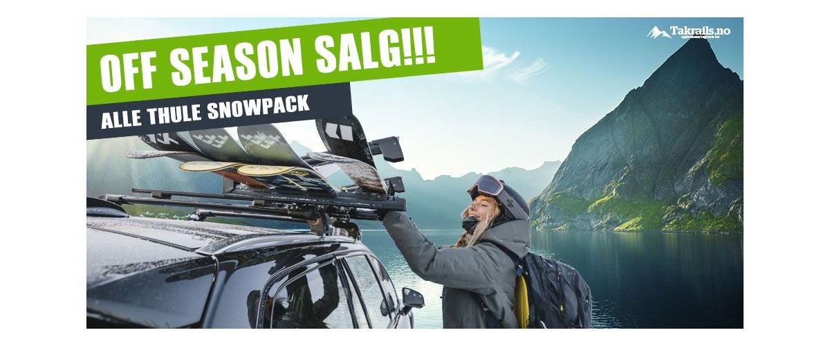 Off season salg på Thule skiholdere - avsluttet