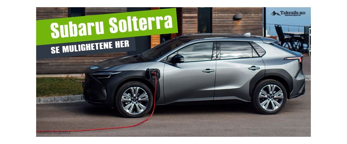 Thule takstativ og sykkelholder til Subaru Solterra