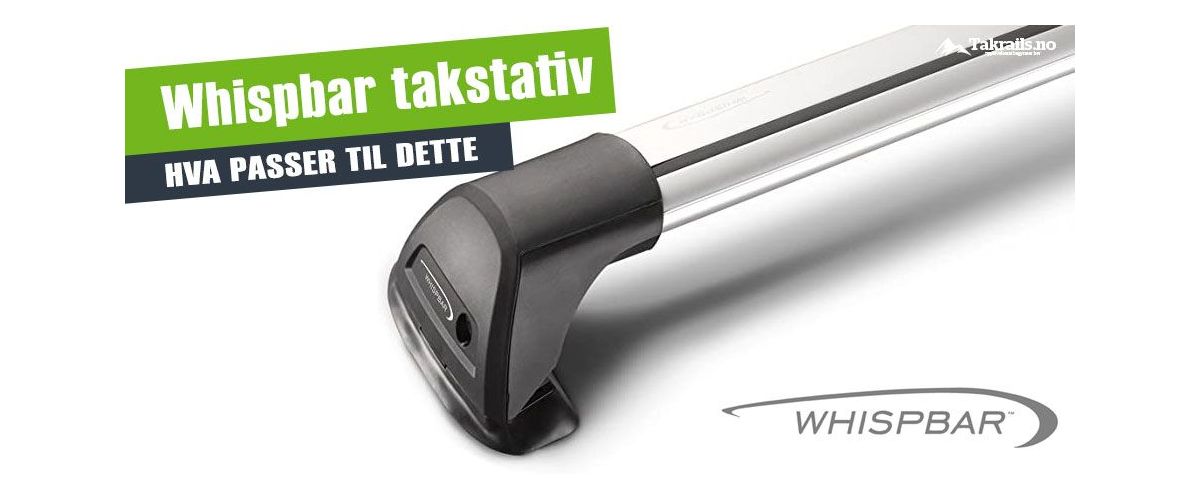 Skiboks og tilbehør som passer til Whispbar takstativ