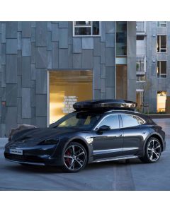 Packline NX Summit universal + Yakima Railbar Takstativ - Porsche Taycan Cross Turismo