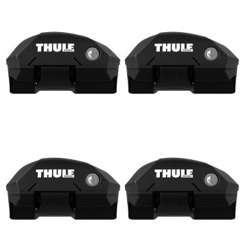 Thule 7204 EVO Wingbar Edge fotsett Åpne takrails, 4 stk