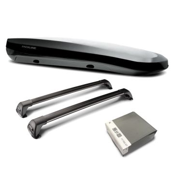 Packline NX Summit XLT + Yakima Flushbar takstativ, Volvo