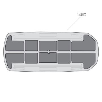 Thule 14163 Excellence reservedel, Anti-slip matte