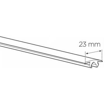 Thule 31710 Gummilist profil bunn 1490mm