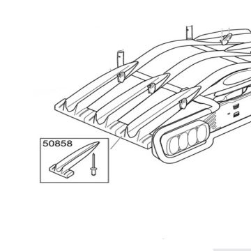 Thule 50858 EuroWay reservedel, Hjulholder