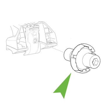 Thule 54201 Festemutter til EVO fotsett, 1 stk