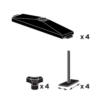 Thule 697604 T-spor adapter, 20x27mm