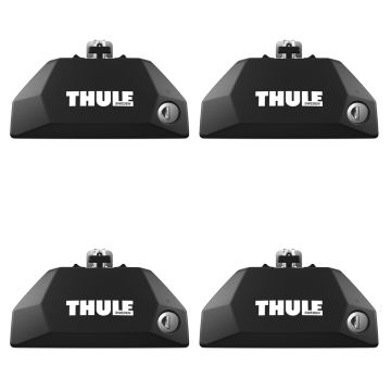 Thule 710600 EVO Flushrail fotsett, 4 stk