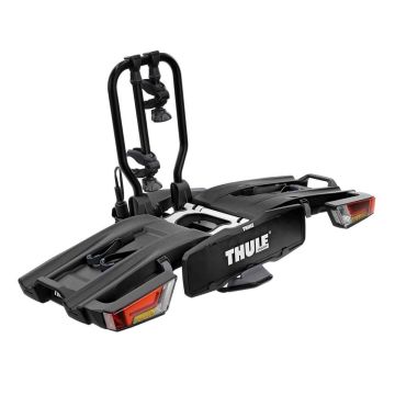 Thule 933107 Easyfold XT2 Sort sykkelholder til hengerfeste 13 PIN -Inkl skilt