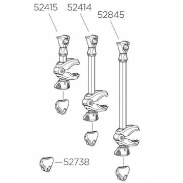 Thule 52845 Lang sykkelarm Easyfold XT3