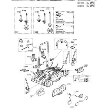 Thule Ledningssett 921/923 -> 2012