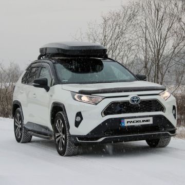 Packline NX Summit XLT + Yakima Flushbar takstativ, Toyota Rav4 Across
