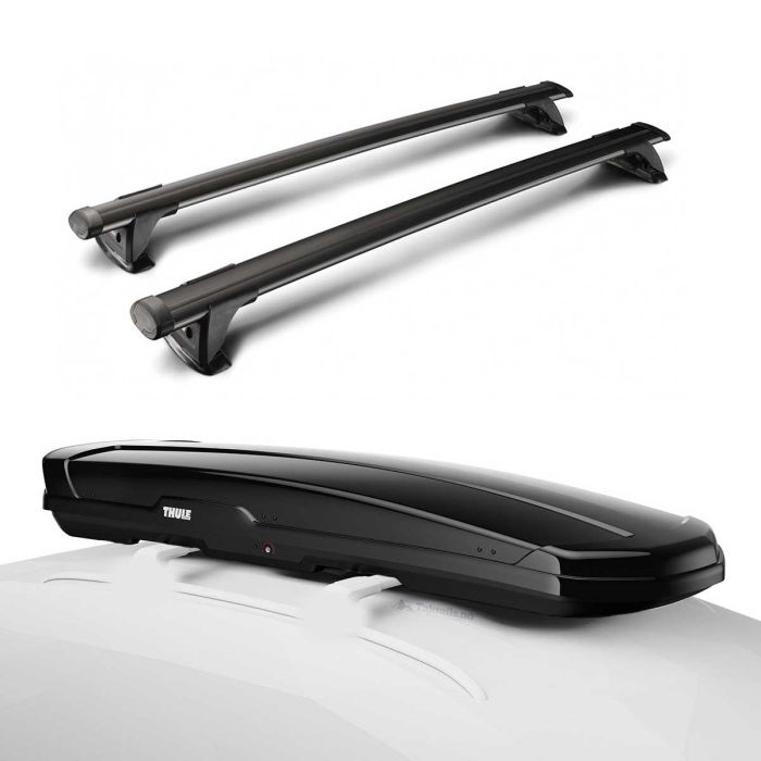 Pakketilbud Tesla Model 3 - Takstativ og lavtbyggende takboks