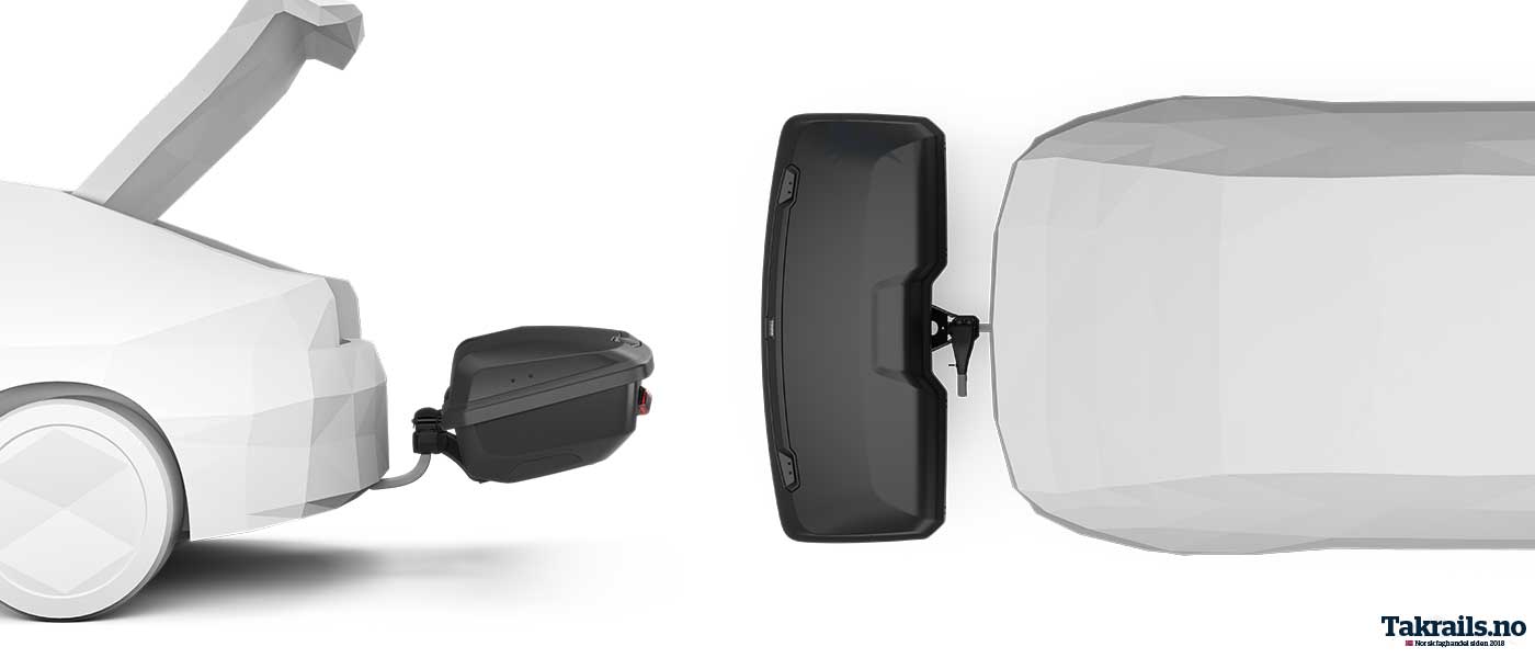 Thule Arcos XL skiboks til hengerfeste Thule Arcos XL skiboks til hengerfeste